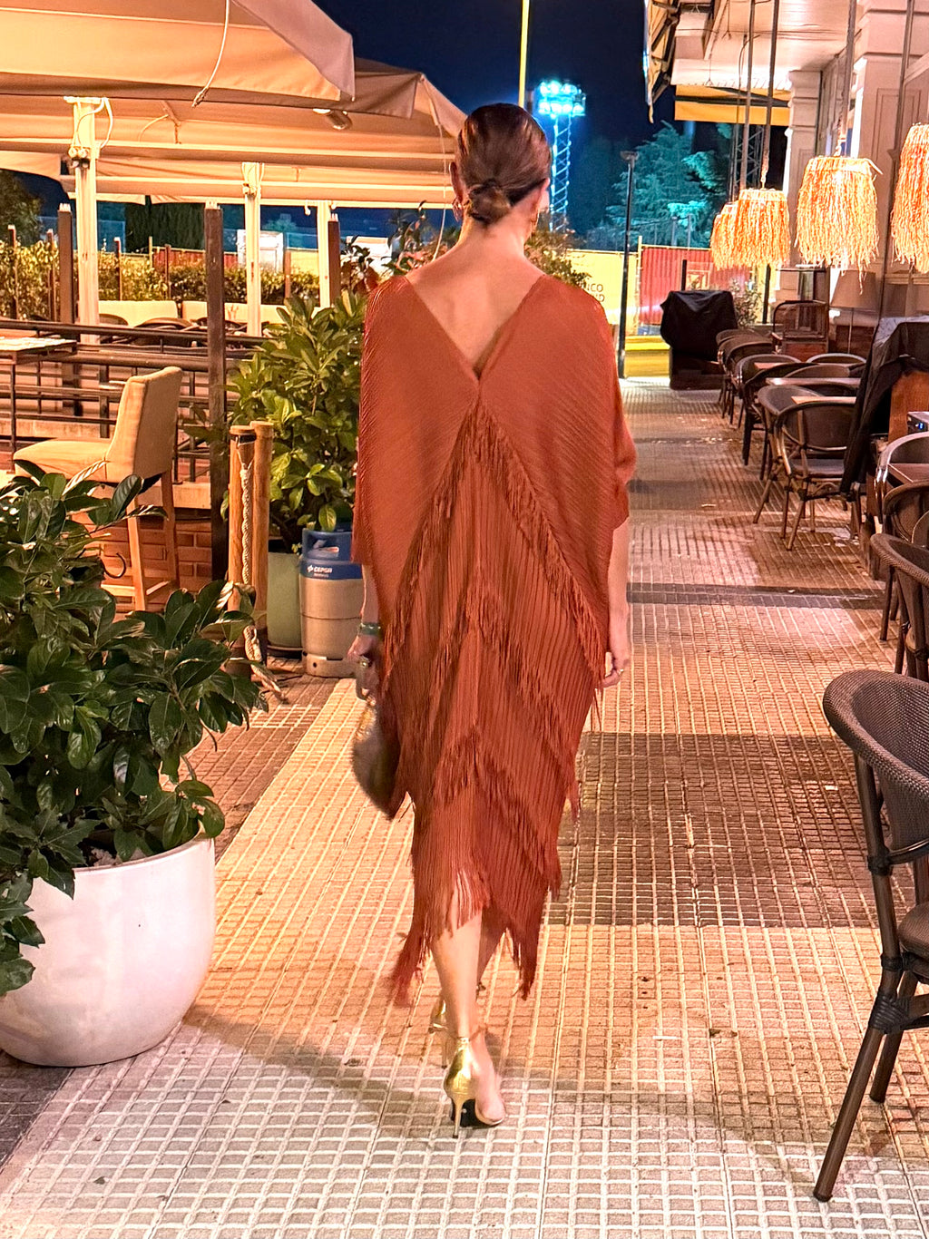 VESTIDO FLECOS
