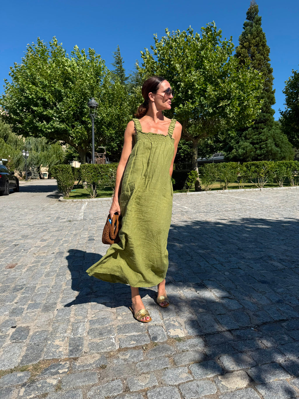 VESTIDO LINO TIRANTES