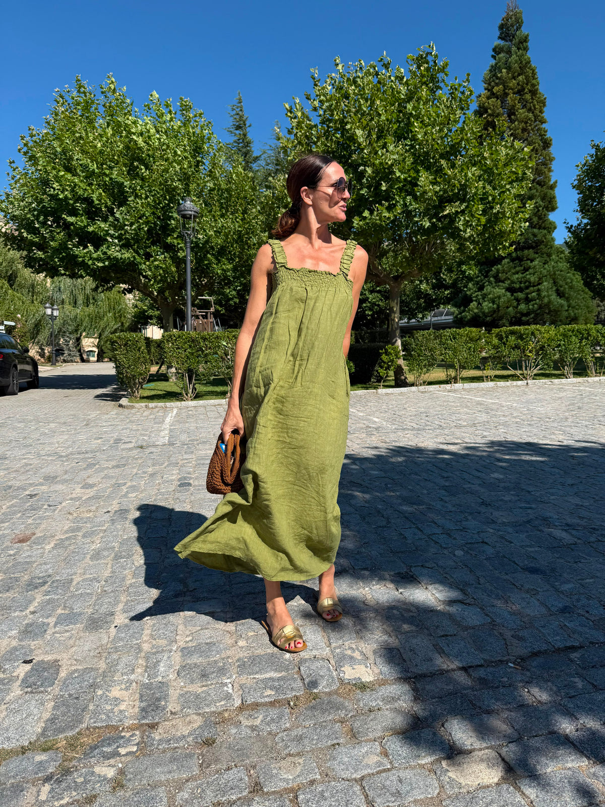 VESTIDO LINO TIRANTES